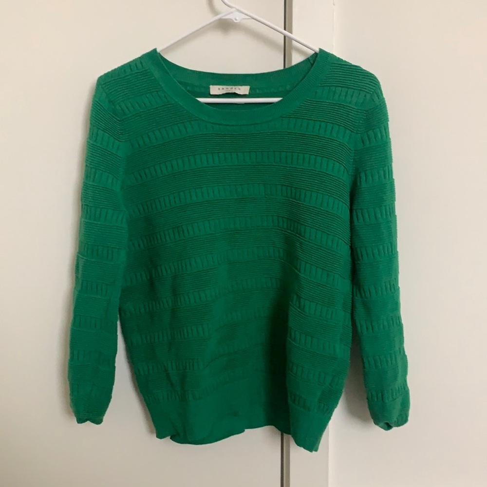 Sandro Green Sweater